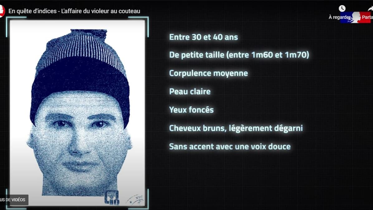 Un portrait-robot de l'homme surnommé le "violeur au couteau" suspecté de trois crimes en 2002 et 2011. Un portrait-robot de l'homme surnommé le "violeur au couteau" suspecté de trois crimes en 2002 et 2011.
