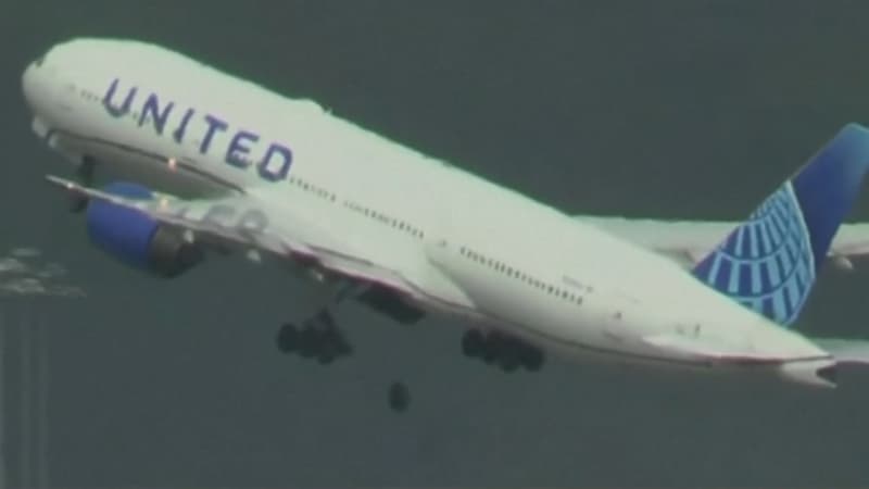 Boeing 777 qui perd une roue au décollage: 