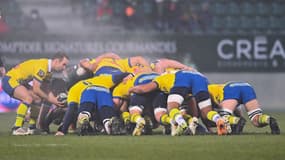 La mêlée de Clermont avec Parra le 30 janvier 2022