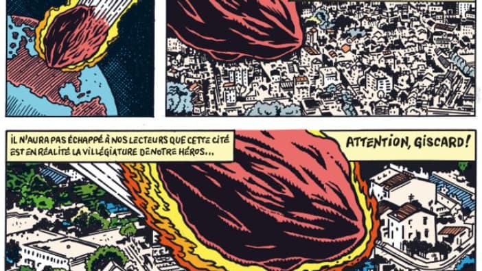 Une case de la BD de Stéphane Trapier