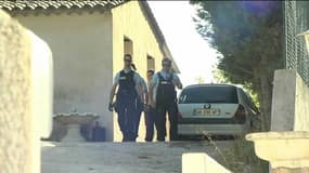 Peille jeudi 18 octobre, après l'interpellation du premier suspect, dans le cadre de l'enquête sur le gendarme fauché mortellement