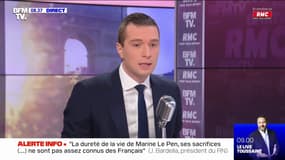 Bardella : "A la différence de Zemmour, on ne confond pas la brutalité et la fermeté".