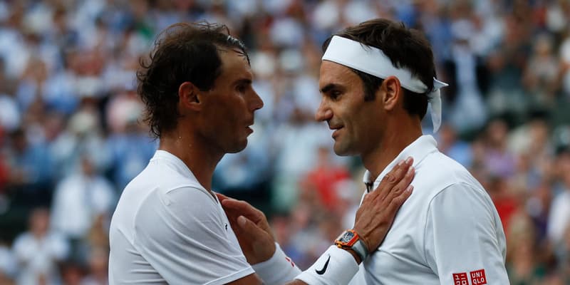 Rafael Nadal et Roger Federer 