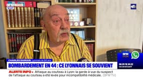 "On s'est caché": Charles, 84 ans, se souvient des bombardements qui ont frappé Lyon en mai 1944