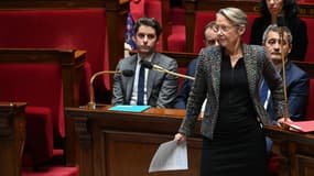 Elisabeth Borne à l'Assemblée nationale le 16 mars