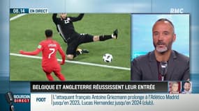"L’Angleterre c'est une équipe jeune, avec un très grand avant-centre, elle peut créer la surprise, mais il y a des interrogations..."