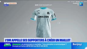 L'OM appelle ses supporters à créer un maillot pour la saison prochaine