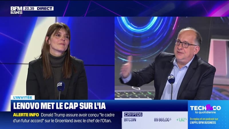 Sophie Thibault (Lenovo France) : Lenovo met le cap sur l'IA - 21/01
