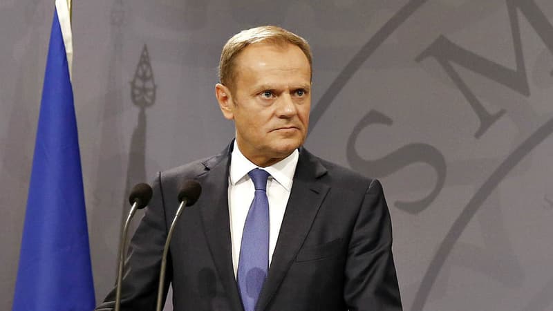Le président du Conseil européen, Donald Tusk, le 17 mai 2016 à Copenhague.