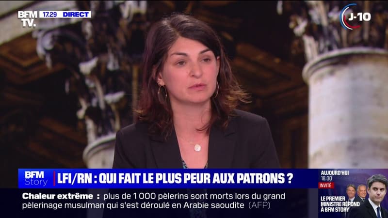 Aurélie Trouvé (candidate NFP-LFI aux législatives en Seine-Saint-Denis): 