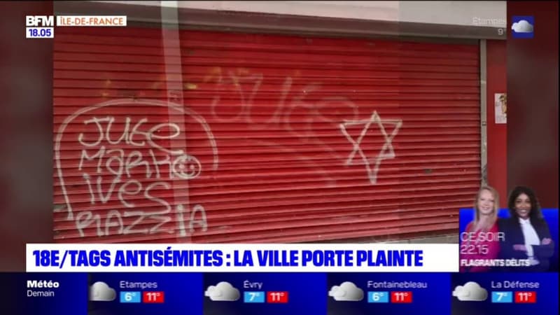 Paris: des tags antisémites découverts dans le 18e arrondissement