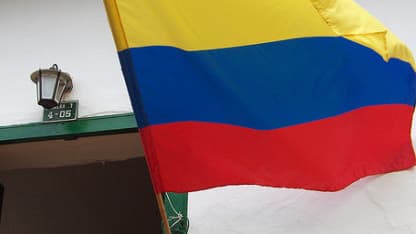 Le drapeau colombien.