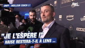 Trophées UNFP 2023 : Haise (meilleur coach) "espère" rester à Lens 