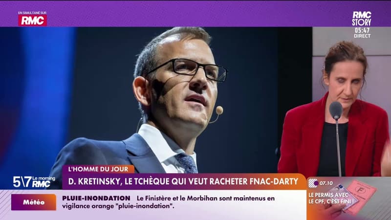 Le Portrait de Virginie Phulpin : Daniel Kretinsky, le Tchèque qui veut racheter Fnac-Darty - 27/01