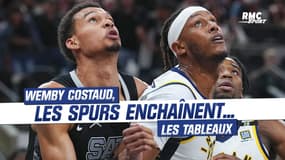 NBA : encore une grosse perf de Wembanyama, les Spurs enchaînent contre Indiana... tableaux et classements