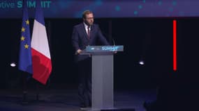 Antoine Armand, ministre de l'Economie, au "Paris Automotive Summit", organisé en marge du Mondial de l'Auto.