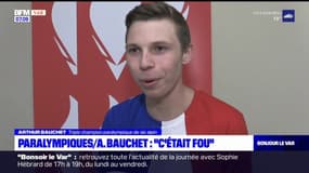 Jeux paralympiques: le triple champion paralympique de ski Alpin Arthur Bauchet est de retour en France
