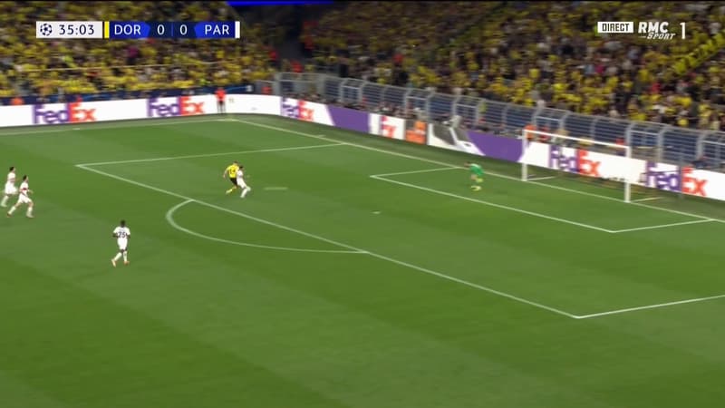 Dortmund-PSG: le but de l&#039;ouverture du score par Füllkrug, les Parisiens douchés
