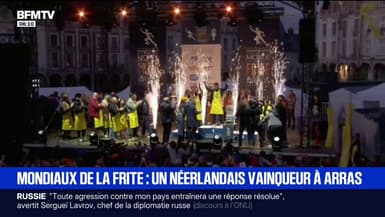 Championnat du monde de la frite: un Néerlandais remporte le premier prix à Arras 