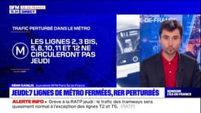 Grève du 10 novembre: la moitié des lignes de métros à Paris seront fermées, trafic RER très perturbé