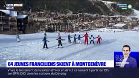 Hautes-Alpes: 64 jeunes franciliens skient à Montgenèvre