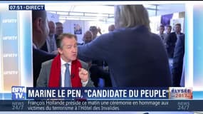 L’édito de Christophe Barbier: Marine Le Pen se pose en "candidate du peuple"