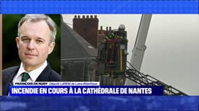 Cathédrale de Nantes: le député LaREM de Loire-Atlantique François de Rugy fait part de sa "grande tristesse" 