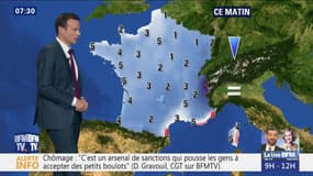 La météo pour ce mercredi 2 janvier 2019