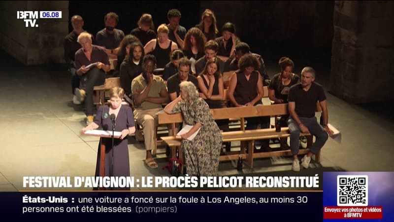 Le procès Pelicot reconstitué sur scène au festival d'Avignon