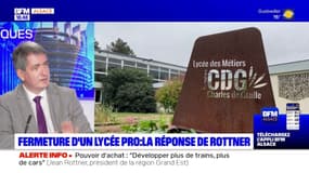 Pulversheim: Jean Rottner confirme la fermeture du lycée professionnel Charles-de-Gaulle