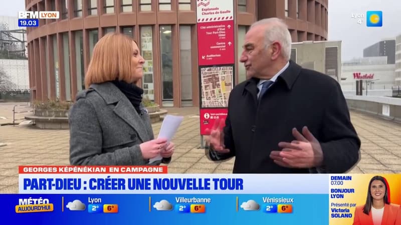 Georges Képénékian (Quelle Energie !) souhaite construire une nouvelle tour à la Part-Dieu