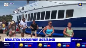 Var: régulation des touristes réussie pour les îles d'Or