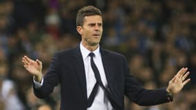 L'entraîneur italien Thiago Motta lors d'un match de la Juventus en Serie A, le 2 novembre 2024