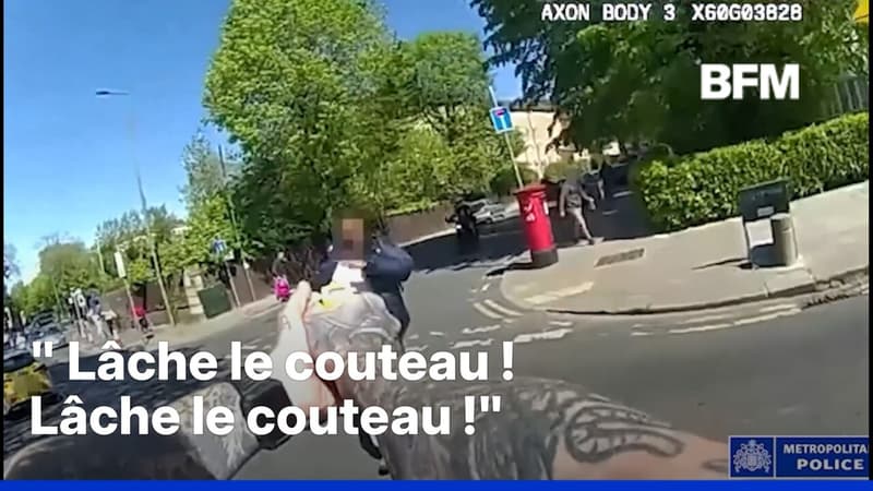 Attaque antisémite à Londres: les images de la caméra du policier qui a neutralisé le suspect