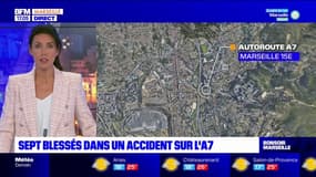 Un accident fait sept blessés sur l'A7