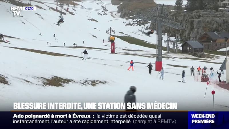 La station de ski de La Pierre Saint-Martin dans les Pyrénées Atlantiques, n'a pas de médecin