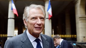 Dominique de Villepin devant le Conseil constitutionnel. Ancien ministre des Affaires étrangères et rival de Nicolas Sarkozy.