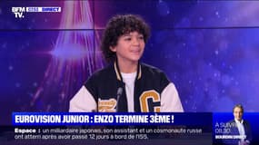 Troisième de l'Eurovision Junior, Enzo évoque ses nouvelles ambitions sur BFMTV