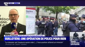 Pascal Mailhos, préfet de la région Auvergne-Rhône-Alpes: "Le ministre de l'Intérieur vient de m'accorder 30 CRS pour les semaines à venir"