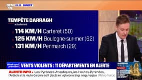 Tempête Darragh, neige-verglas: 15 départements placés en vigilance orange ce samedi