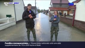 Inondation dans le Pas-de-Calais: une digue menace de céder à Estréelles 