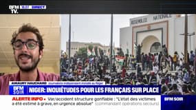 Manifestation devant l'ambassade de France au Niger: "Les images que l'on voit représentent une frange assez minime, pour le moment, de la population", explique le journaliste Amaury Hauchard