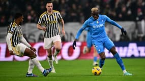 Victor Osimhen lors de Juve-Naples, 8 décembre 2023