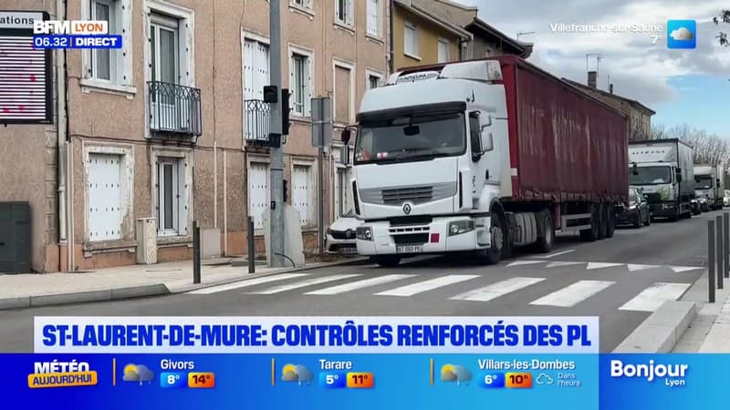 Saint-Laurent-de-Mure: contrôles renforcés des poids lourds