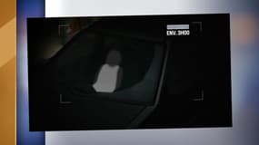 La reconstitution de la photo de la silhouette humaine dans la voiture du principal suspect dans l'affaire Maëlys.