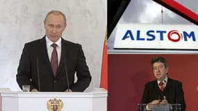 Vladimir Poutine, Alstom et Jean-Luc Mélenchon au coeur de l'actualité du jour.