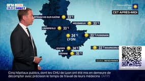 Météo Rhône: un mercredi très ensoleillé et chaud avec 34°C attendus à Lyon