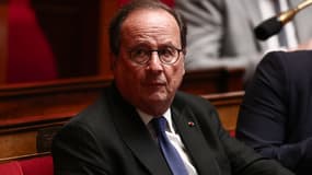 L'ancien président, redevenu député, François Hollande le 21 mai 2025 à l'Assemblée nationale 