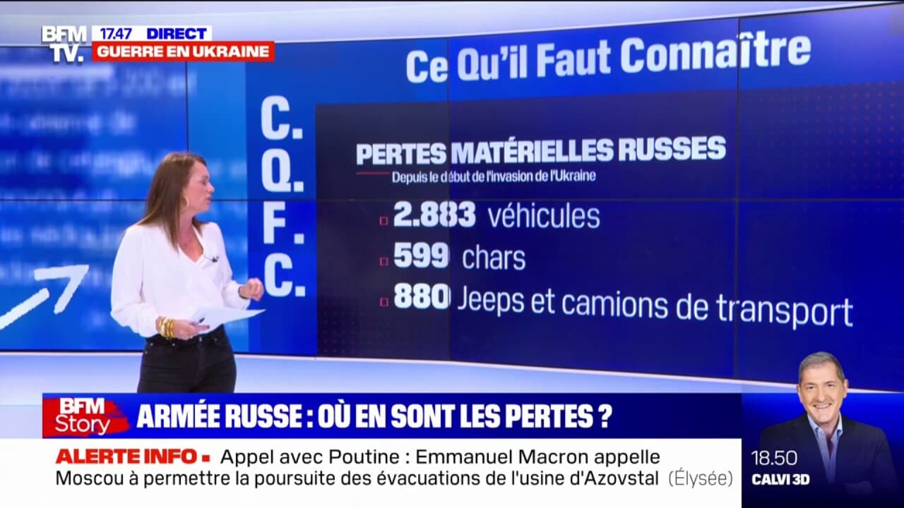 Guerre en ukraine: quelles sont les pertes du côté russe?