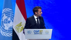 Emmanuel Macron à la Cop 27: "La France soutient l'interdiction de toute exploitation des grands fonds marins"